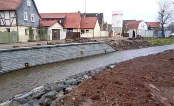 Rottleberode - Instandsetzung der Ufermauern der Thyra